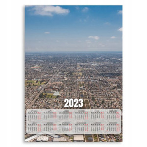 KALENDARZ 2023 Ścienny 50x70cm Duży MIAMI Wzory