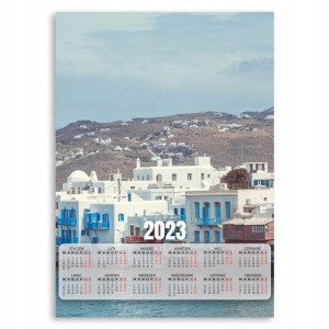 KALENDARZ 2023 Ścienny 50x70cm GRECJA MYKONOS Wz