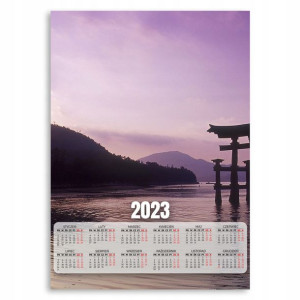 KALENDARZ 2023 Ścienny 50x70cm JAPONIA RZEKA Wzory