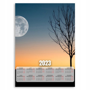 KALENDARZ 2023 Ścienny 50x70cm KSIĘŻYC PEŁNIA Wz