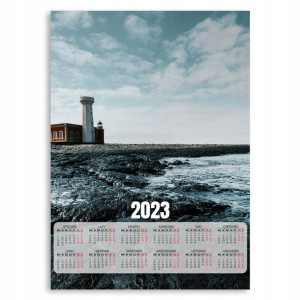 KALENDARZ 2023 Ścienny 50x70cm LATARNIA MORSKA Wz