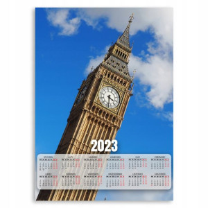 KALENDARZ 2023 Ścienny 50x70cm LONDYN BIG BEN Wz