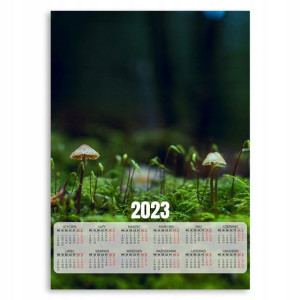 KALENDARZ 2023 Ścienny 50x70cm ŚCIÓŁKA LEŚNA Wzory