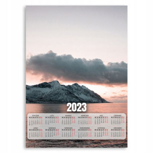 KALENDARZ 2023 Ścienny 50x70cm SKALISTY BRZEG Wz