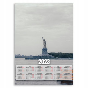 KALENDARZ 2023 Ścienny 50x70cm STATUA WOLNOŚCI Wz