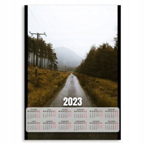 KALENDARZ 2023 Ścienny 50x70cm WIEŚ LAS GÓRY Wzory