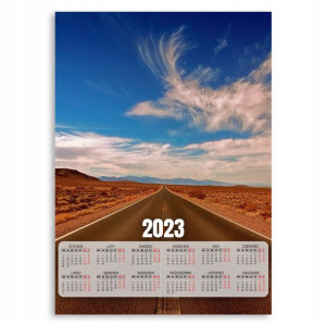 KALENDARZ 2023 Ścienny 50x70cm XL AUTOSTRADA Wzory