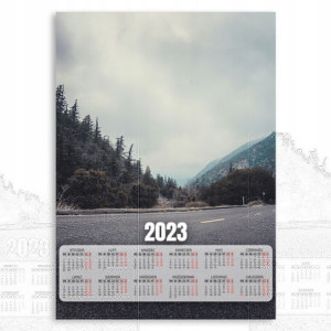 KALENDARZ 2023 Ścienny 50x70cm XL DROGA GÓRY Wzory