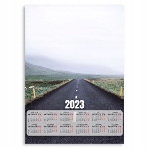 KALENDARZ 2023 Ścienny 50x70cm XL DROGA MGŁA Wzory