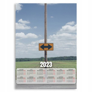 KALENDARZ 2023 Ścienny 50x70cm XL ZNAK DROGA Wzory