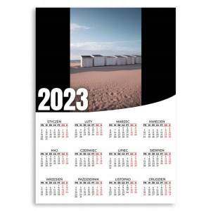 KALENDARZ 2023ROK 50x70cm PLAKATOWY Pustynia Wzory