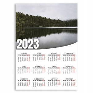 KALENDARZ PLAKATOWY 2023 50x70 Skandynawia Wzory