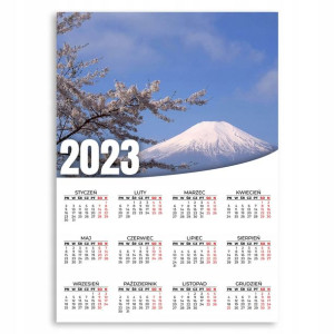 KALENDARZ PLAKATOWY 2023 ROK 50x70 cm Japan Wzory