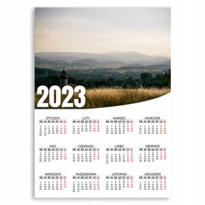 KALENDARZ PLAKATOWY 2023 ROK 50x70 Panorama Wzory