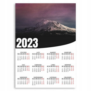 KALENDARZ PLAKATOWY 2023 ROK 50x70 Panorama Wzory