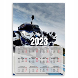 Kalendarz Ścienny 2023 Plakat Bmw Motors 50x70 Cm