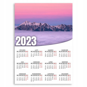 Kalendarz Ścienny 2023 Roczny 50x70 Wzory Morze