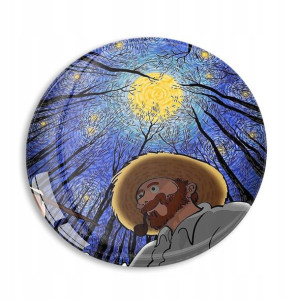 PRZYPINKA Do Plecaka Worka 44 Impresja Monet Wzory