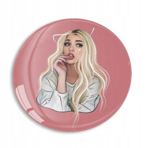 PRZYPINKA Pin Do Plecaka Worka 44mm PIĘKNE WZORY