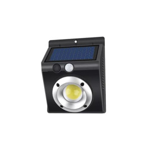 Lampa Ścienna Solarna Cob 16 Led Z Czujnikiem Ruchu I Zmierzchu