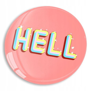 Przypinka Do Plecaka Worka Zabawne HELL Wzory