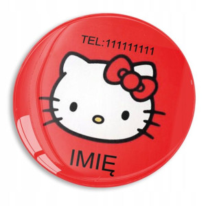 PRZYPINKA Informacyjna Do Plecaka TELEFON DO MAMY