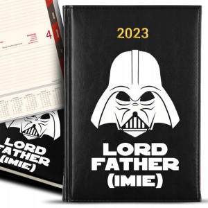Kalendarz Czarny A5 2023 LORD FATHER IMIĘ Wzory