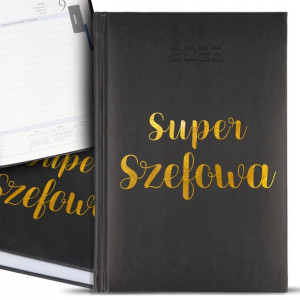 Kalendarz GOLD 2023 Złoty Grawer DLA SZEFOWEJ Wz