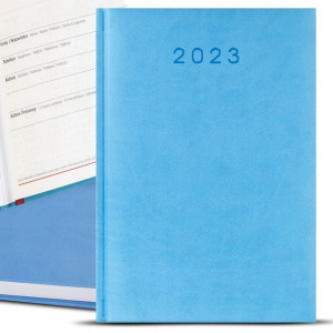 Kalendarz Terminarz Planer BŁĘKIT Dzienny A5 2023