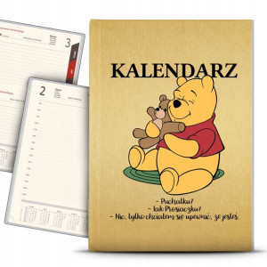 Kalendarz Złoty 2023 Puchatek Prosiaczek Cytaty Wz
