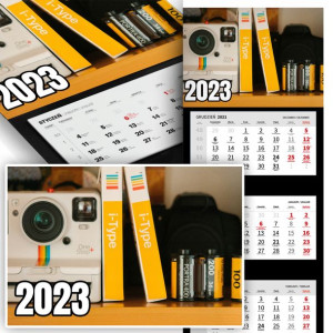 Piękny Trójdzielny Kalendarz 2023 DLA FOTOGRAFA Wz