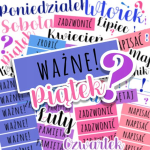 Naklejki Do Bujo Planera Kalendarza DNI TYGODNIA