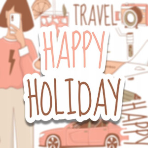 Naklejki Do Planera Kalendarza Bujo HOLIDAY TRAVEL