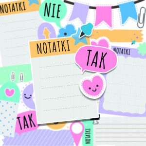 Naklejki Kolorowe Do Planera Kalendarza Bujo Ikony