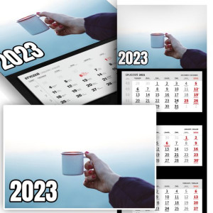 Trójdzielny Kalendarz 2023 DLA PODRÓŻNIKA WZORY