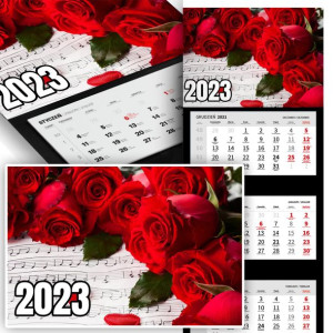Trójdzielny Kalendarz 2023 NATURA KRAJOBRAZY Wz