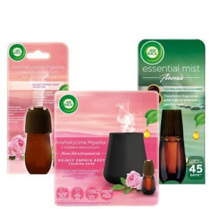 Air Wick Essential Mist Róża Komplet + 2 x Wkład