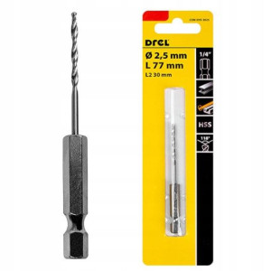 Wiertło Do Wkrętarki Metalu Hex Quick Change 2.5mm