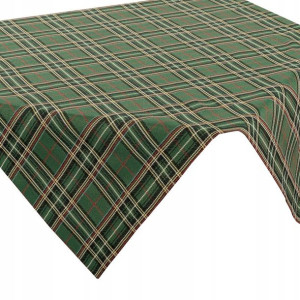 Obrus Look 85x85 Ciemnozielony Eurofirany