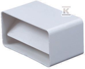 Łącznik kan.płas.z zaw.zwr.(55x110)