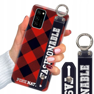 Etui + Pasek do HUAWEI HONOR V30 PRO Kratka Wzory
