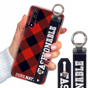 Etui + Pasek do HUAWEI NOVA 5 Case W Kratkę Wzory