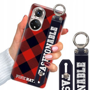 Etui + Pasek do HUAWEI NOVA 9 Case W Kratkę Wzory