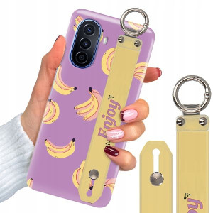 Etui + Pasek do HUAWEI NOVA Y70 Banana Top Wzory