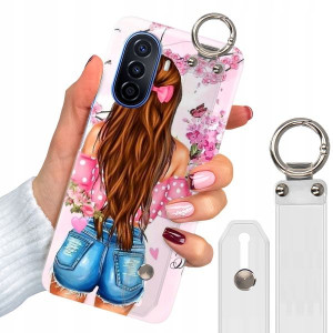 Etui + Pasek do HUAWEI NOVA Y70 Dziewczęce Wzory