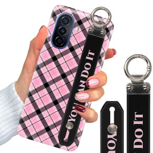 Etui + Pasek do HUAWEI NOVA Y70 W Kratkę Top Wzory