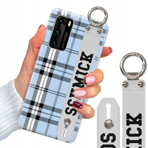 Etui + Pasek do HUAWEI P40 5G Case W Kratkę Wzory