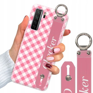 Etui + Pasek do HUAWEI P40 LITE 5G W Kratkę Wzory