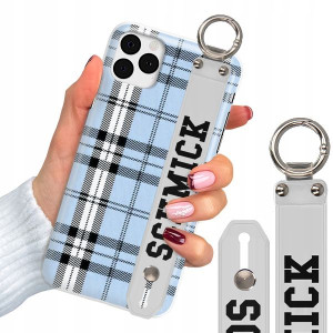 Etui + Pasek do iPHONE 11 PRO Case W Kratkę Wzory