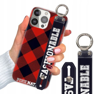 Etui + Pasek do IPHONE 13 PRO Case W Kratkę Wzory